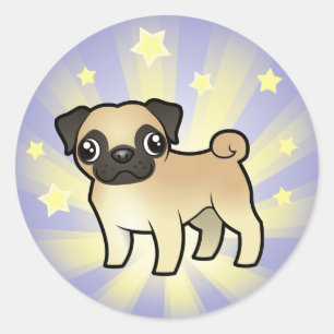 Sticker Rond Little Star Carlin