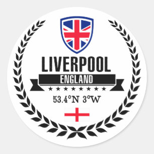 Sticker Rond Liverpool