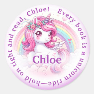 Sticker Rond Livres pour enfants, enfants