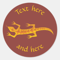 Lizard tribal Orange