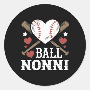 Sticker Rond Ll Nonni Vend Heart Nonni
