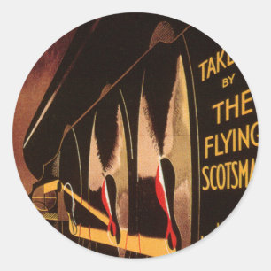 Sticker Rond LNER Flying Scotsman