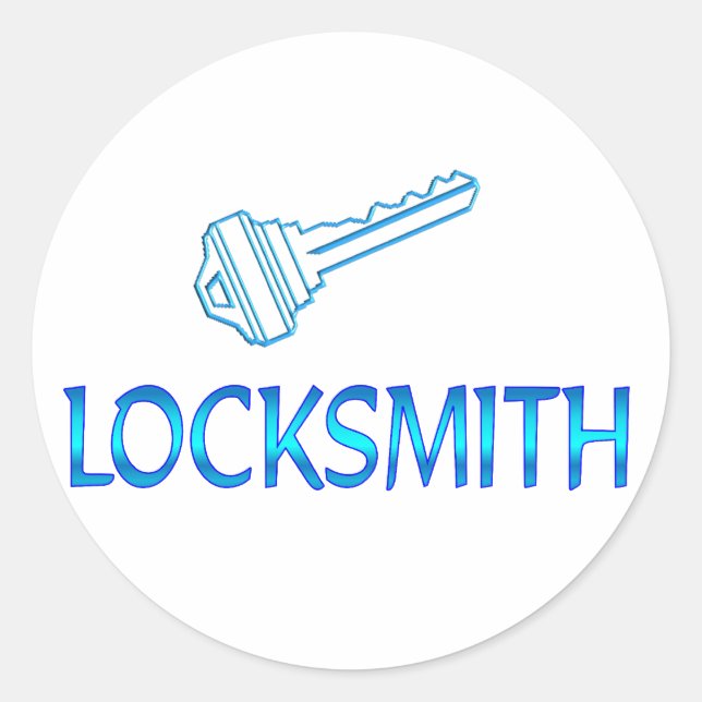 Sticker Rond Locksmith (Devant)