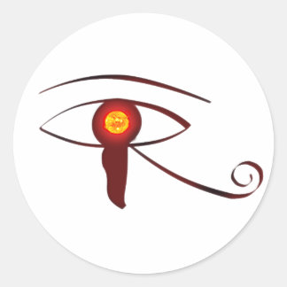 Sticker Rond L'oeil de Horus
