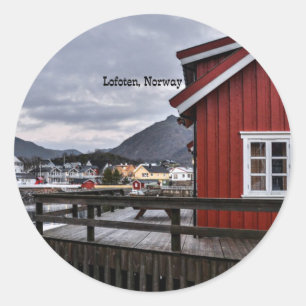 Sticker Rond Lofoten, Norvège