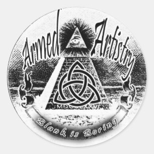 Sticker Rond Logo AA