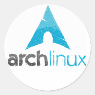 Sticker Rond Logo Arch Linux