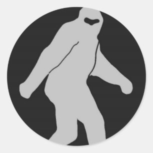 Sticker Rond Logo Bigfoot foncé