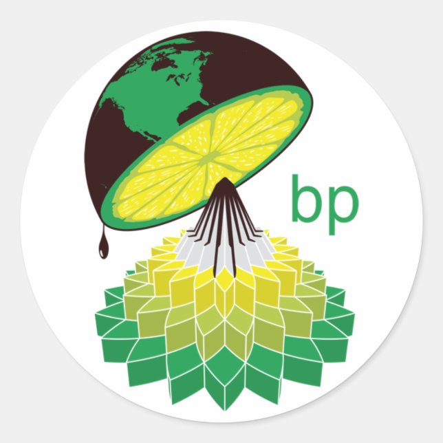 Sticker Rond Logo BP Version 2 (Autocollant) (Devant)