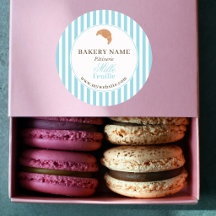 Logo de Boulangerie Rayures Marron Bleu Prépa