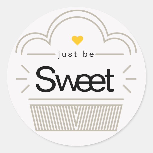 Sticker Rond Logo de boulangerie rétro pour conteneur ou emball (Devant)