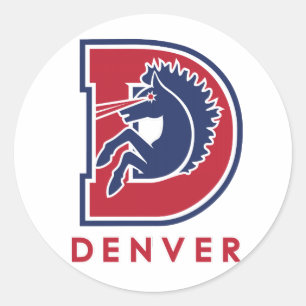 Sticker Rond Logo de D Denver