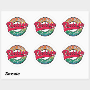 Sticker Rond logo de East London Afrique du Sud