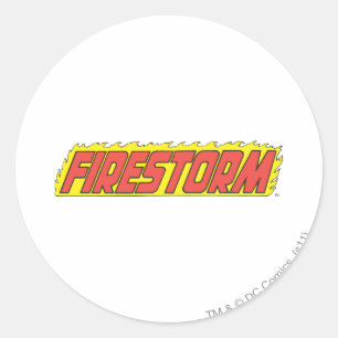 Sticker Rond Logo de Firestorm