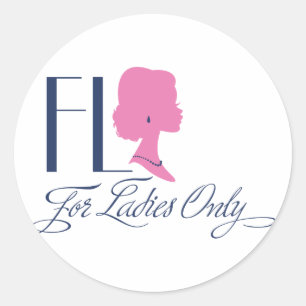 Sticker Rond Logo de FLO