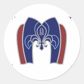 Sticker Rond Logo de hockey de Montréal