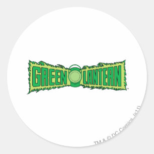 Sticker Rond Logo de la lanterne verte 4
