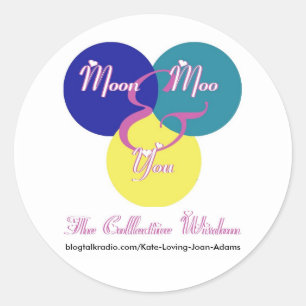 Sticker Rond Logo de la sagesse collective