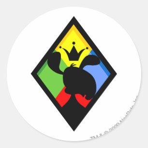 Sticker Rond Logo de l'équipe Roo Island