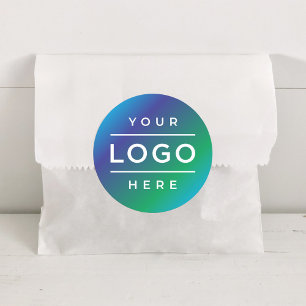 Sticker Rond Logo d'entreprise couleur personnalisé rond