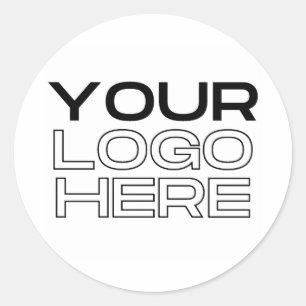 Sticker Rond Logo d'entreprise personnalisé