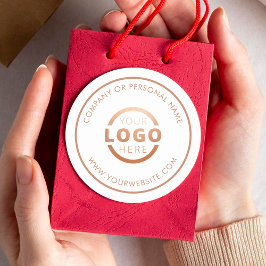 Sticker Rond Logo d'entreprise promotionnel couleur personnalis