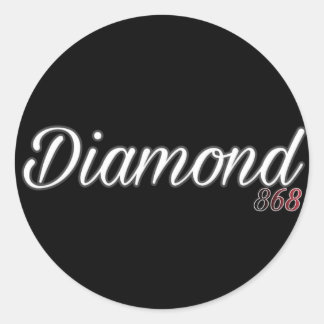 Sticker Rond Logo Diamond 868
