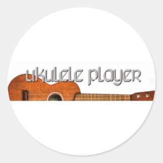 Sticker Rond Logo du magazine du Lecteur Ukulele