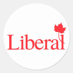 Sticker Rond Logo du Parti libéral