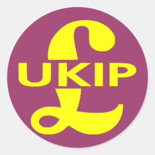 Sticker Rond Logo d'UKIP