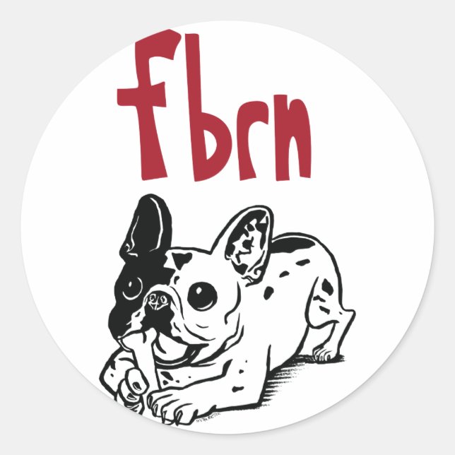 Sticker Rond Logo FBRN (Devant)