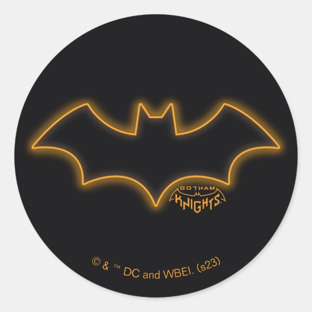 Sticker Rond Logo Gotham Knights Batgirl (Devant)