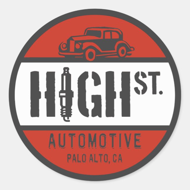 Sticker Rond Logo HSA (Devant)