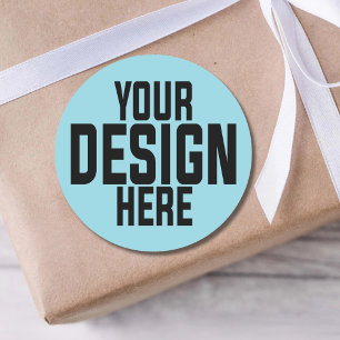 Sticker Rond Logo imprimé personnalisé pour petite entreprise