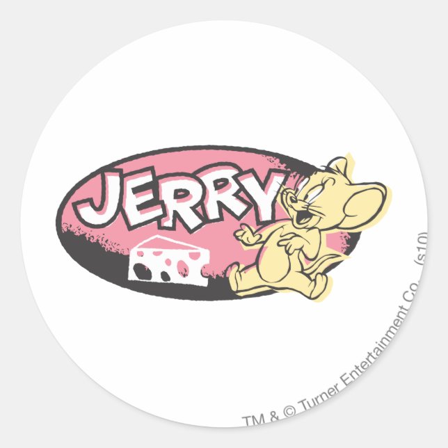 Sticker Rond Logo Jerry Cheese (Devant)