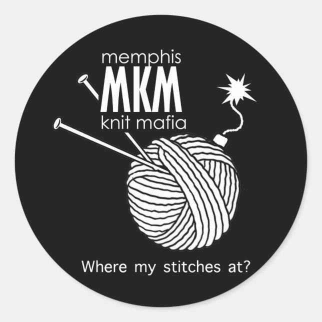 Sticker Rond Logo MKM (Devant)