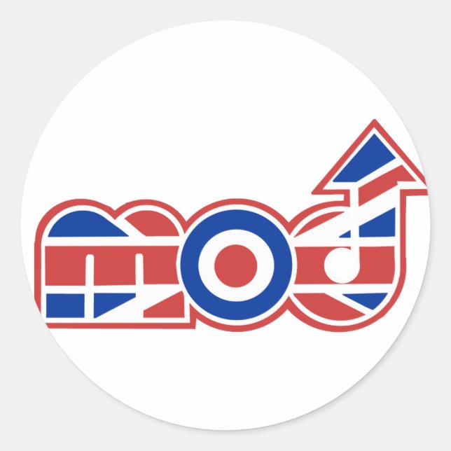 Sticker Rond Logo Mod 2 (Devant)