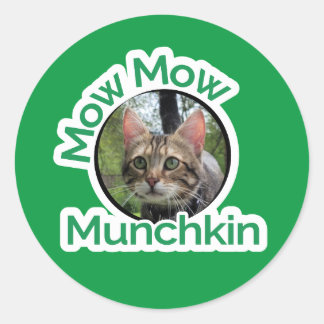 Sticker Rond Logo Mow Mow Munchkin