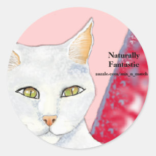 Sticker Rond Logo Naturellement Fantastique - Cosmo