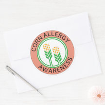 Logo pêche de sensibilisation à l'allergie au maïs