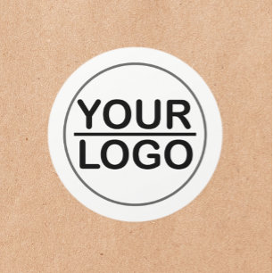 Sticker Rond Logo personnalisé classique affaires rond autocoll
