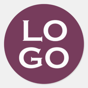 Sticker Rond Logo personnalisé de l'entreprise ou de l'entrepri