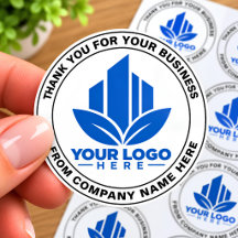 Logo personnalisé de remerciement pour entreprise
