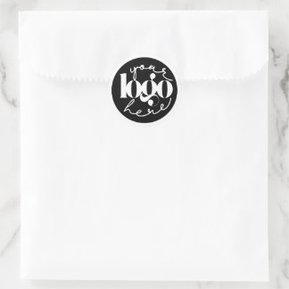Sticker Rond Logo personnalisé minimaliste professionnel