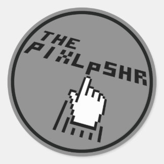 Sticker Rond Logo PixlPshr