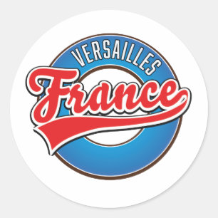 Sticker Rond Logo Porte - clé de Versailles France