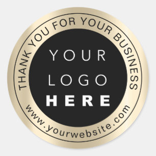 Sticker Rond Logo Professionnel Merci Promotions Business