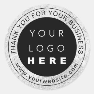 Sticker Rond Logo Professionnel Merci Promotions Business