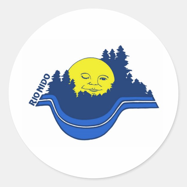 Sticker Rond logo Rio Nido (Devant)