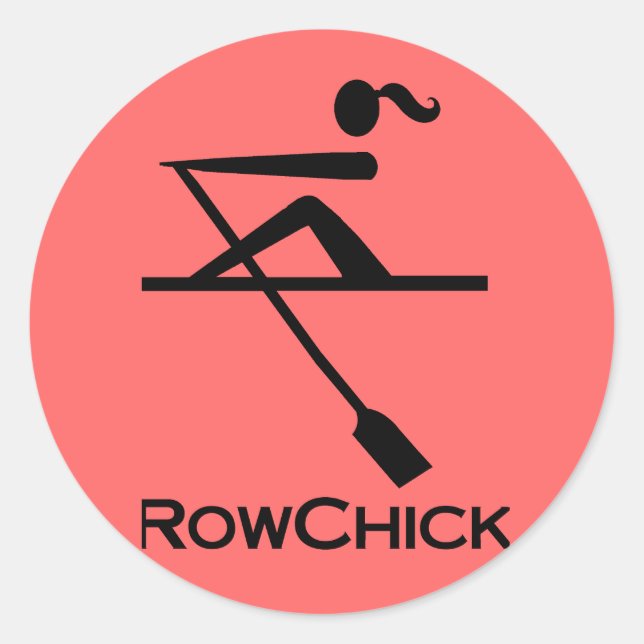 Sticker Rond Logo RowChick (Devant)